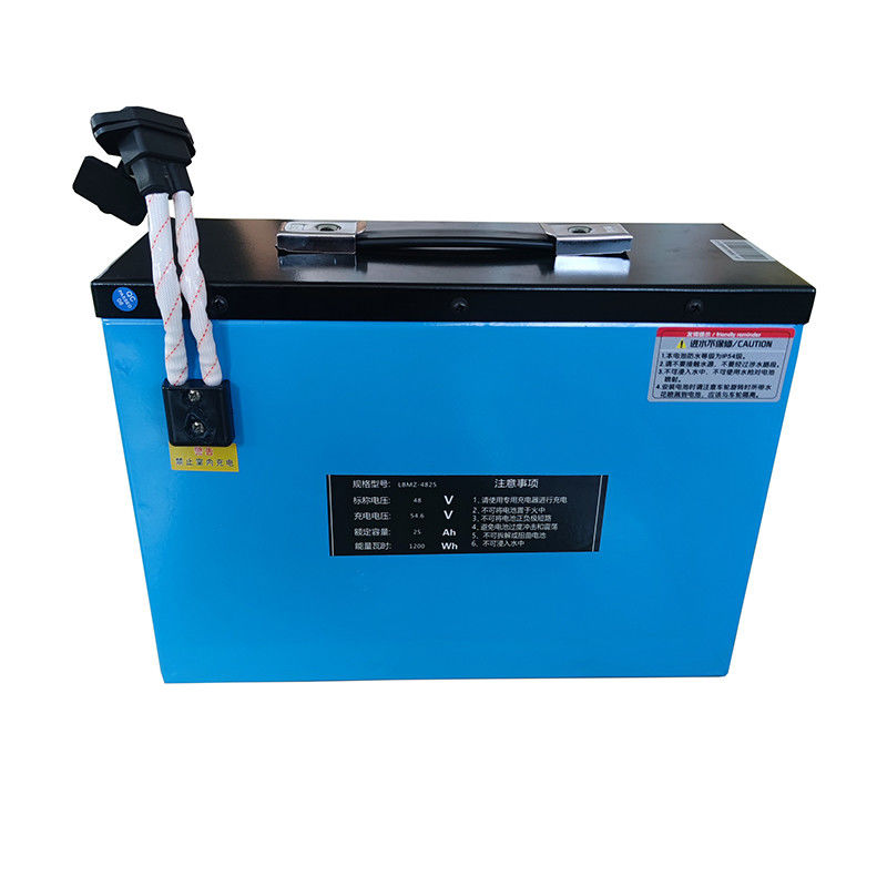 48V 25Ah volledig automatische elektrische pallettruckbatterij Fast Smart Support Golfkar batterij
