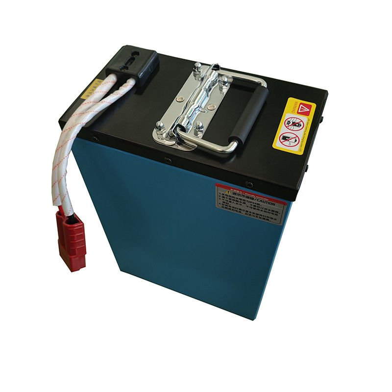 Elektrische vorklift Lithium-ionbatterij 2000 cycli Maximale ladingstroom 80ah Grootte 250*165*450mm