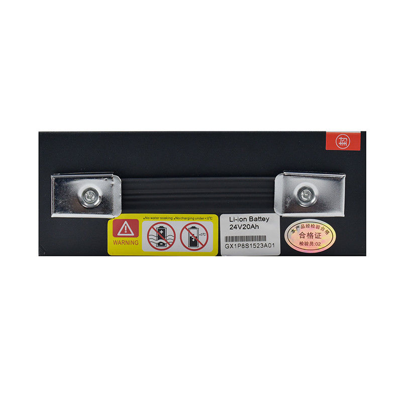 Zwarte pallettruckbatterij 24V 20AH Capaciteit 197*74*260mm Ontladingstijd 2-3 uur
