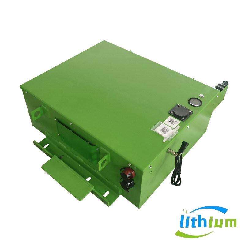 Zwarte lithium-ion-accu voor vorkheftrucks 15Ah capaciteit lange levensduur oplaadbare accu voor industriële vorkheftrucks