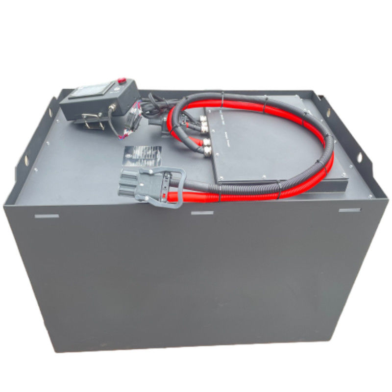 Lithium LiFePO4-batterijpakket voor vorklift met BMS-metalen doos REMA en SB-plug