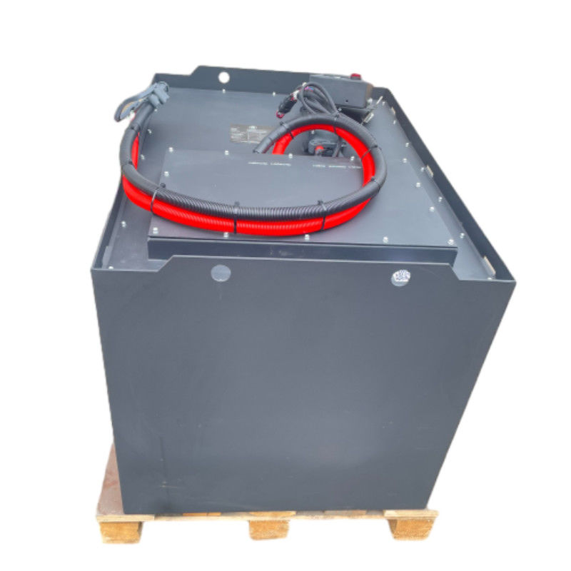 Lithium LiFePO4-batterijpakket voor vorklift met BMS-metalen doos REMA en SB-plug